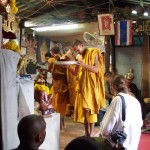 bhikkusofferings Bhikkhus make offerings
