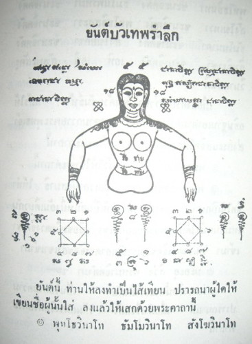 Yant Taep Ramluek - Dancing Deva Yantra