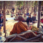 Luang Por Chanai giving Forest Teachings in the form of Vipassana Kammathana practices