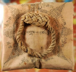 Yantra shirt from Wat Bang Pra - used to wear when entering into battle.
