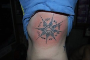 Yant Paed Tidt 8 directions Yantra Tattoo