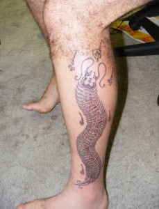 Yant Dtakaap Centipede Yantra Tattoos