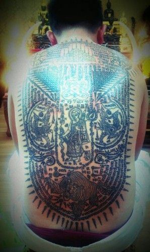 Full Sak yant Backpiece