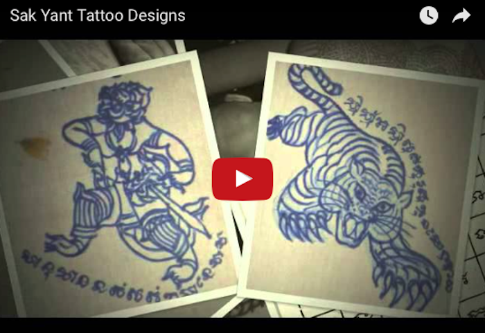 Sak Yant Thai Temple Tattoos Designs